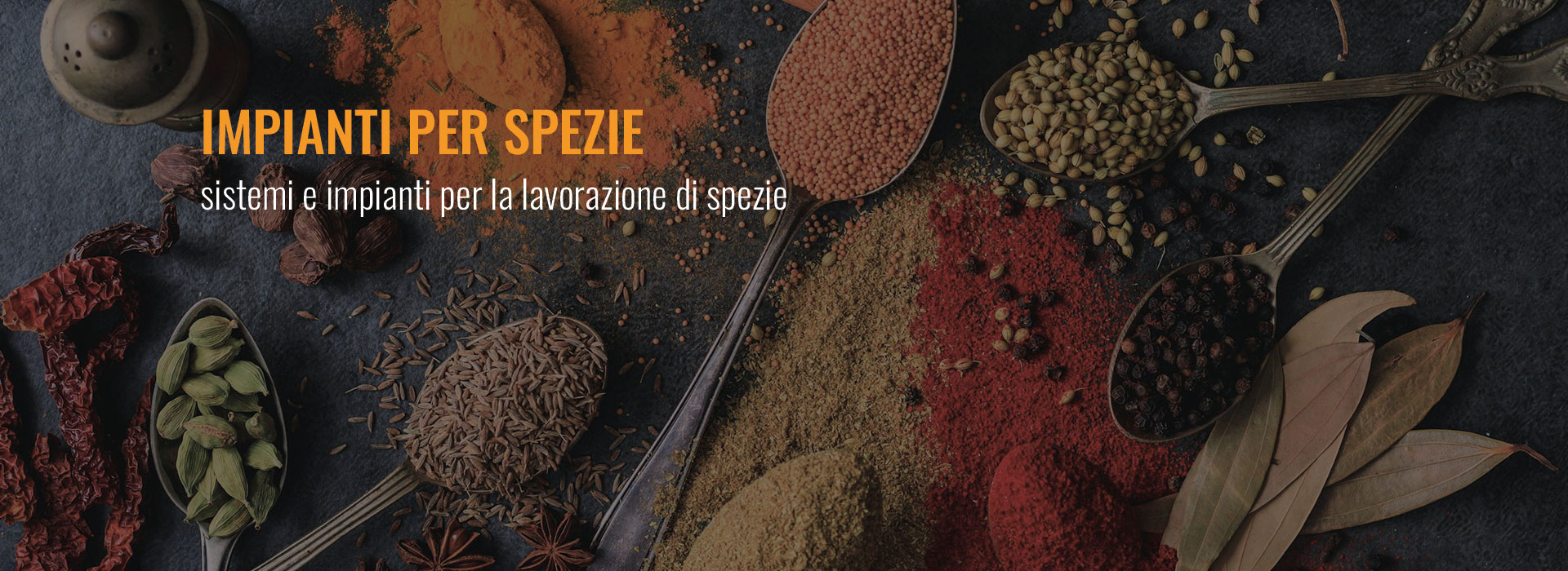 Impianti per spezie