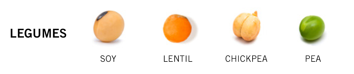 Mixing legumes